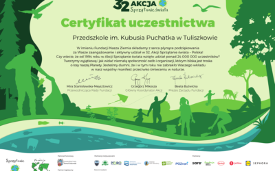 32. Akcja Sprzątania Świata – „W naturę z kulturą”